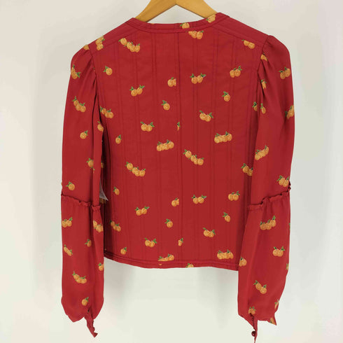 EMANUEL UNGARO PARALLELE PARIS フルーツ柄 パデッド シルク ジャケット レディース 7