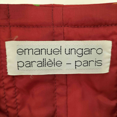 EMANUEL UNGARO PARALLELE PARIS フルーツ柄 パデッド シルク ジャケット レディース 7