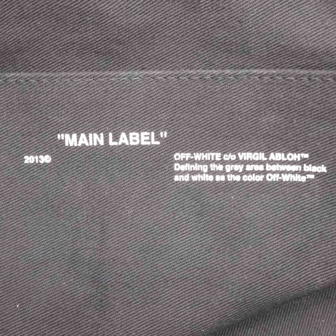 オフホワイト OFF-WHITE インダストリアル キャンバストート メンズ