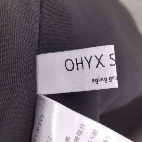 OHYX STUDIO デザインポケット ウールバックスリットスカート レディース