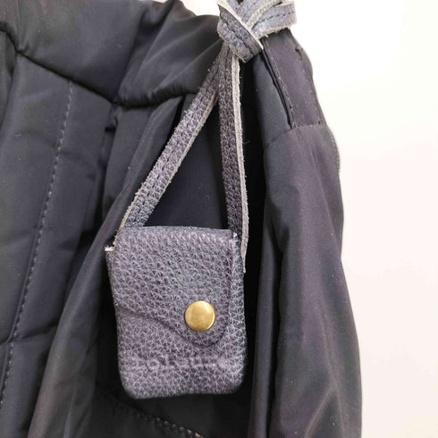 toleur ウォッシュナイロン×カウレザー バックパック レディース