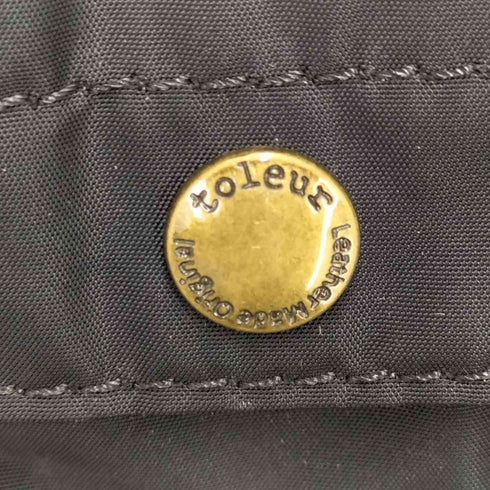 toleur ウォッシュナイロン×カウレザー バックパック レディース