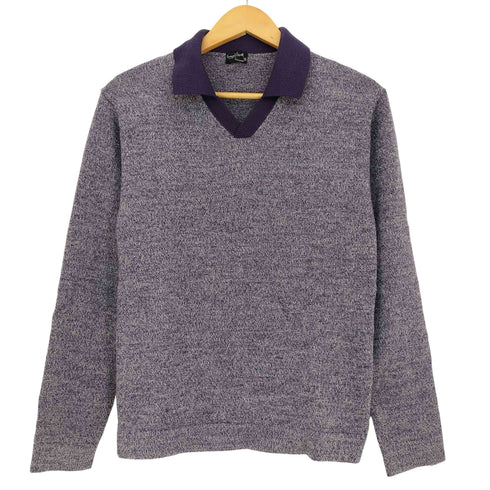 マーガレットハウエル MARGARET HOWELL OLD 旧タグ メランジ スキッパーウールニット レディース import:M