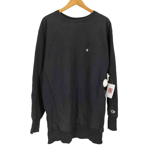 チャンピオン Champion 90S メキシコ製 刺繍タグ REVERSE WEAVE 目有 クルーネック スウェット メンズ import:XXL