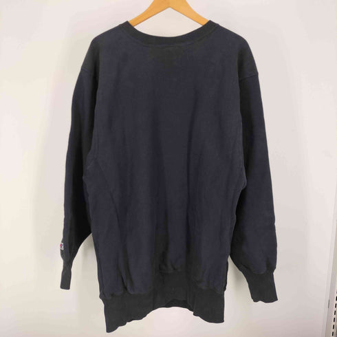 チャンピオン Champion 90S メキシコ製 刺繍タグ REVERSE WEAVE 目有 クルーネック スウェット メンズ import:XXL