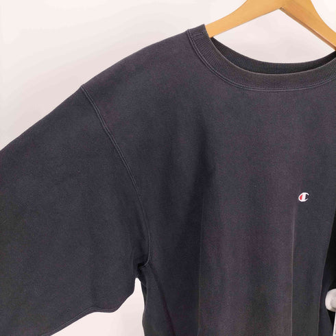 チャンピオン Champion 90S メキシコ製 刺繍タグ REVERSE WEAVE 目有 クルーネック スウェット メンズ import:XXL
