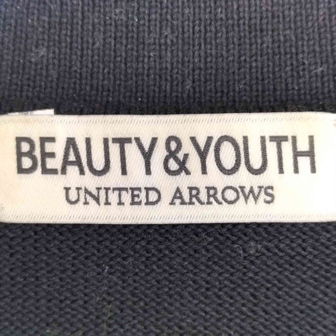 ビューティーアンドユースユナイテッドアローズ BEAUTY & YOUTH UNITED ARROWS 23AW SDA ケーブル ストライプ ポロニット メンズ JPN:S