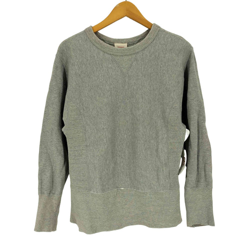 OLD AMERICAN ATHLETICS HEAVY WEIGHT PURE COTTON 両Vガゼット クルーネック スウェット 長リブ メンズ import:S