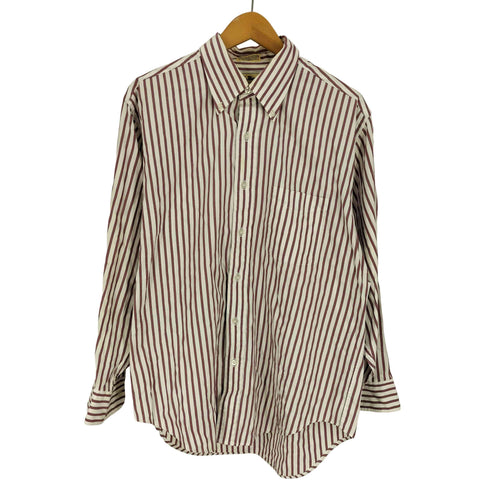 エルエルビーン L.L.Bean 70-80S ストライプ ボタンダウン L/S シャツ メンズ 16/32