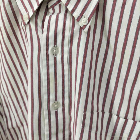 エルエルビーン L.L.Bean 70-80S ストライプ ボタンダウン L/S シャツ メンズ 16/32
