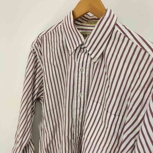 エルエルビーン L.L.Bean 70-80S ストライプ ボタンダウン L/S シャツ メンズ 16/32