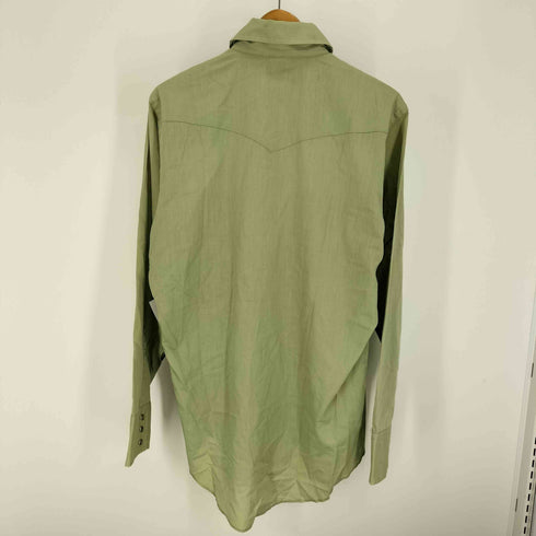 ラングラー Wrangler 70-80S PERMANENT PRESS USA製 デカ襟 ウエスタン シャツ メンズ