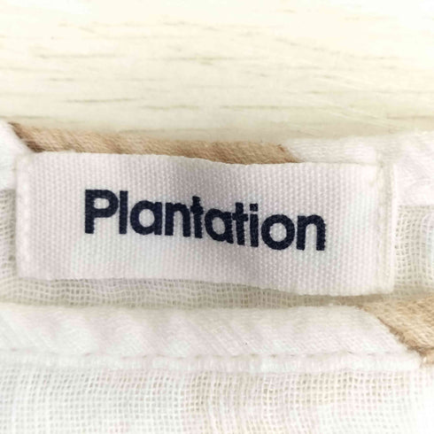 プランテーション Plantation ガーゼ 半袖 カットソー レディース JPN:M