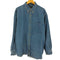 エディーバウアー Eddie Bauer 90-00S DENIM 黒タグ ボタンダウン デニム シャツ メンズ import:L