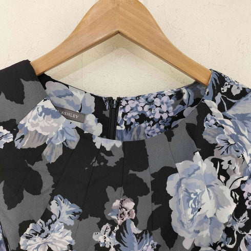 ローラアシュレイ LAURA ASHLEY 薔薇柄 フレアワンピース レディース 13