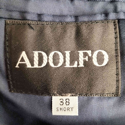 ADOLFO 80s USA製 ウールカシミヤ チェスターコート メンズ 38