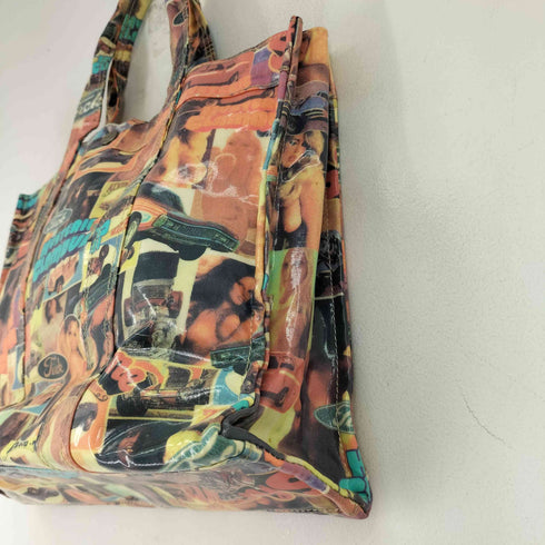 ヒステリックグラマー HYSTERIC GLAMOUR 00S ナイロン 転写プリント トートバッグ メンズ