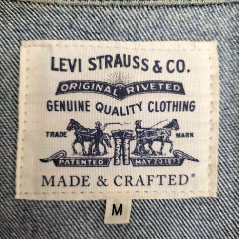 リーバイス Levis MADE&CRAFTED TYPE II WORN デニムジャケット メンズ import:M