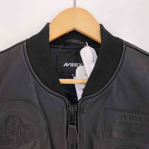 アヴィレックス AVIREX LEATHER TYPE MA-1 TOPGUN シープスキン メンズ JPN:M