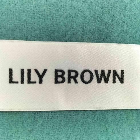 リリーブラウン Lily Brown ダブルカフステンカラーリバーコート レディース FREE