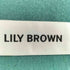 リリーブラウン Lily Brown ダブルカフステンカラーリバーコート レディース FREE