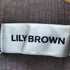 リリーブラウン Lily Brown リブニットトップス レディース ONE SIZE
