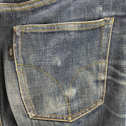 ヒステリックグラマー HYSTERIC GLAMOUR リジット 60S XX尾錠付ストレートデニムパンツ メンズ 32