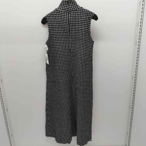 ザラ ZARA ギンガムニット ドレスワンピース レディース import:M