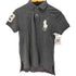 ポロバイラルフローレン Polo by RALPH LAUREN CUSTOM FIT ビッグポニー刺繍 袖ナンバリングポロシャツ レディース import:XS