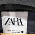 ザラ ZARA キルティング フェイクレザーパフジャケット レディース import:M