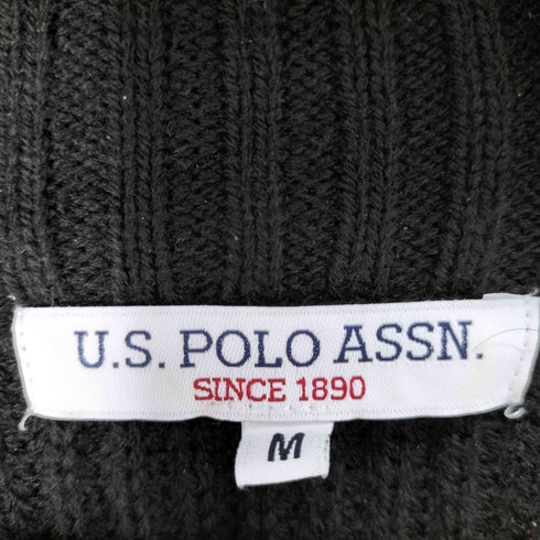 ユーエスポロアッスン U.S.POLO ASSN ハーフジップニット メンズ M
