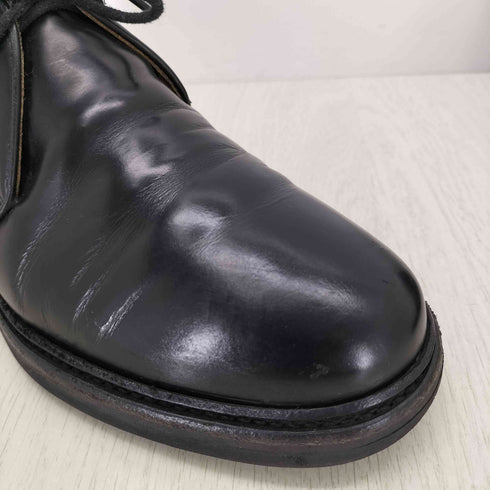 バーウィック Berwick 370 ブラック カーフ チャッカブーツ メンズ US:6
