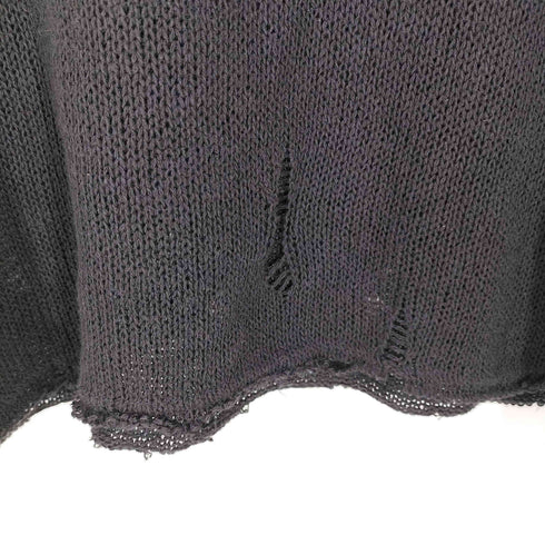 ROUGH ダメージ加工ニット メンズ
