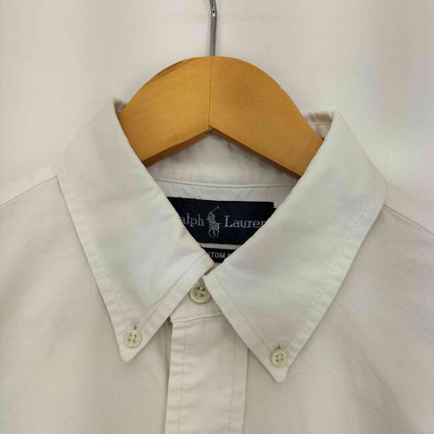 ラルフローレン RALPH LAUREN CUSTOM FIT オックスフォード ボタンダウンシャツ メンズ import:M