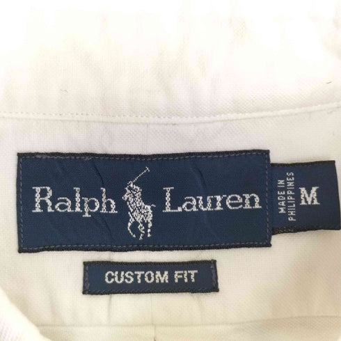 ラルフローレン RALPH LAUREN CUSTOM FIT オックスフォード ボタンダウンシャツ メンズ import:M