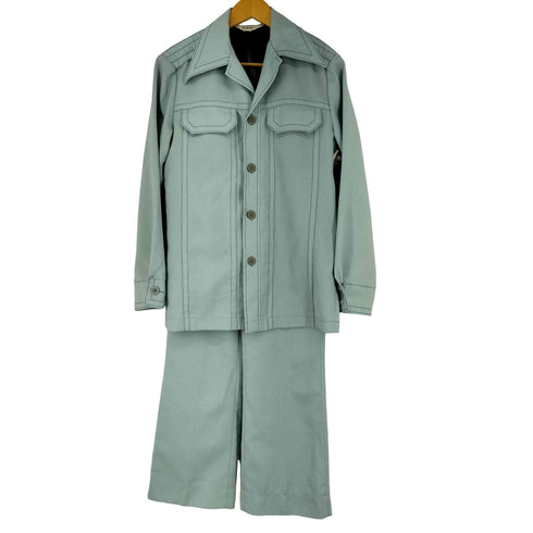リー Lee 70S MADE IN USA セットアップ シャツジャケット スラックス メンズ S-R