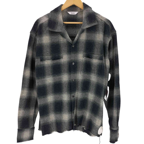 ネーム Name. OMBRE CHECK CUT-O FF BOX SHORT SHIRT メンズ JPN:1