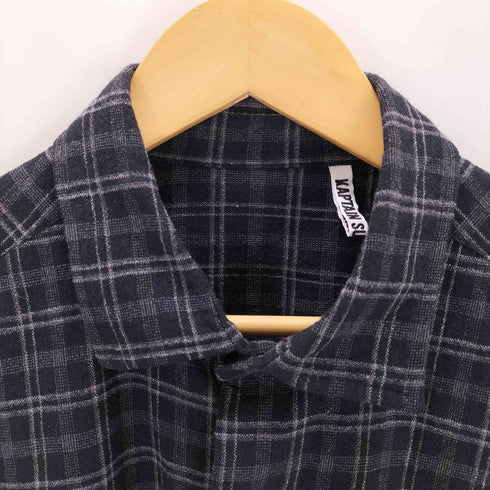 キャプテンサンシャイン KAPTAIN SUNSHINE Woolplaid Semi Spread Collar Shirt メンズ 38
