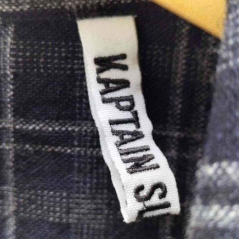 キャプテンサンシャイン KAPTAIN SUNSHINE Woolplaid Semi Spread Collar Shirt メンズ 38