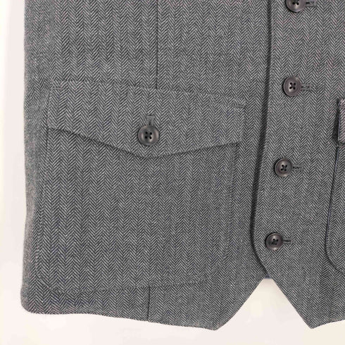 トミー TOMMY ヘリンボーン ベスト メンズ import:M