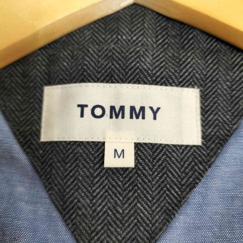 トミー TOMMY ヘリンボーン ベスト メンズ import:M