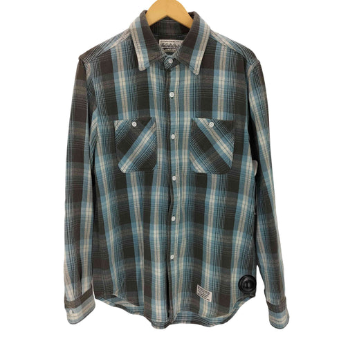 ワコマリア WACKO MARIA 24SS Flannel チェック ワイド シャツ メンズ JPN:L