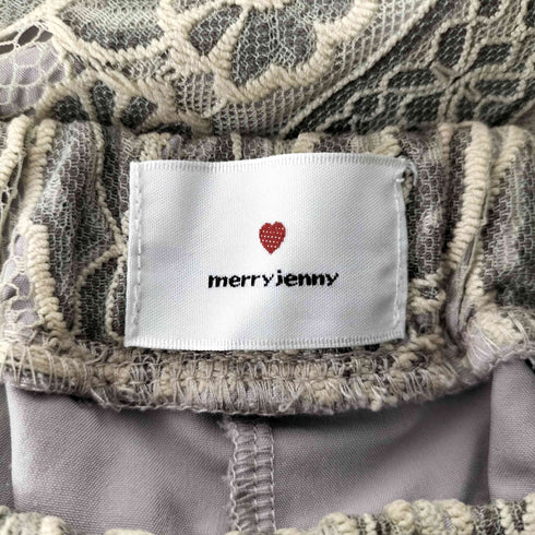 メリージェニー merry jenny バイカラーレースパンツ レディース 1