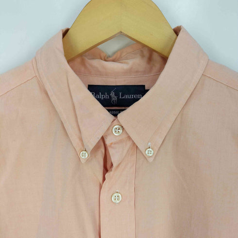 ラルフローレン RALPH LAUREN CLASSIC FIT ポニー刺繍 コットン ボタンダウンシャツ メンズ 17 34/35