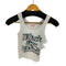 ザブラックアイパッチ THE BLACK EYE PATCH BLACK LETTER AIRBRUSH TANK レディース JPN:S