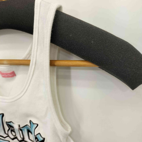 ザブラックアイパッチ THE BLACK EYE PATCH BLACK LETTER AIRBRUSH TANK レディース JPN:S