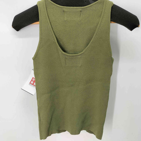 アメリ AMERI MEDI OVERLAP AND PEEK KNIT レディース