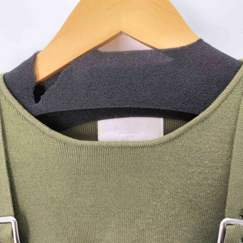 アメリ AMERI MEDI OVERLAP AND PEEK KNIT レディース