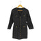 ザラ ZARA TEXTURED DRESS WITH GOLD BUTTONS 金ボタン テクスチャード ドレス ワンピース レディース import:S