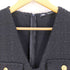 ザラ ZARA TEXTURED DRESS WITH GOLD BUTTONS 金ボタン テクスチャード ドレス ワンピース レディース import:S